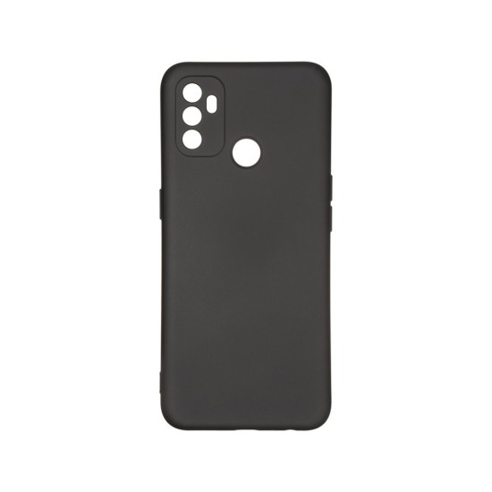 Capa de Silicone com Moldura de Câmera para Oppo A53 Preto